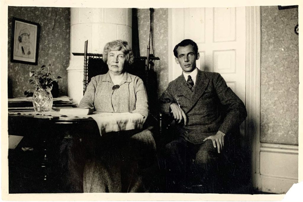 Nils Ferlin och hans mor Elin Nathalia