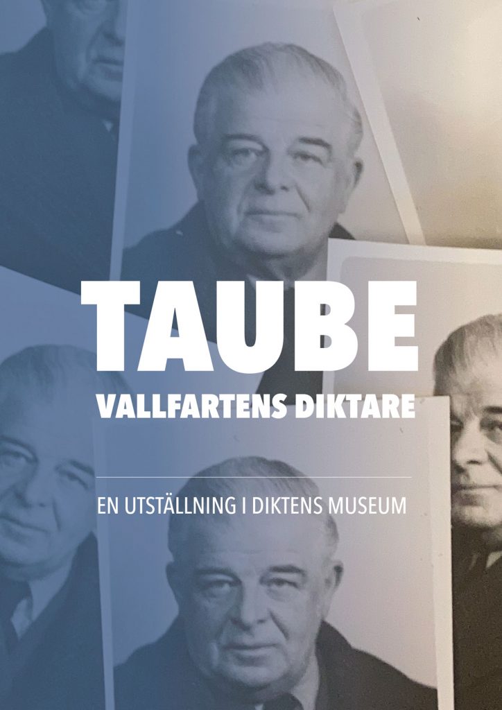 Utställningsaffisch med Taube