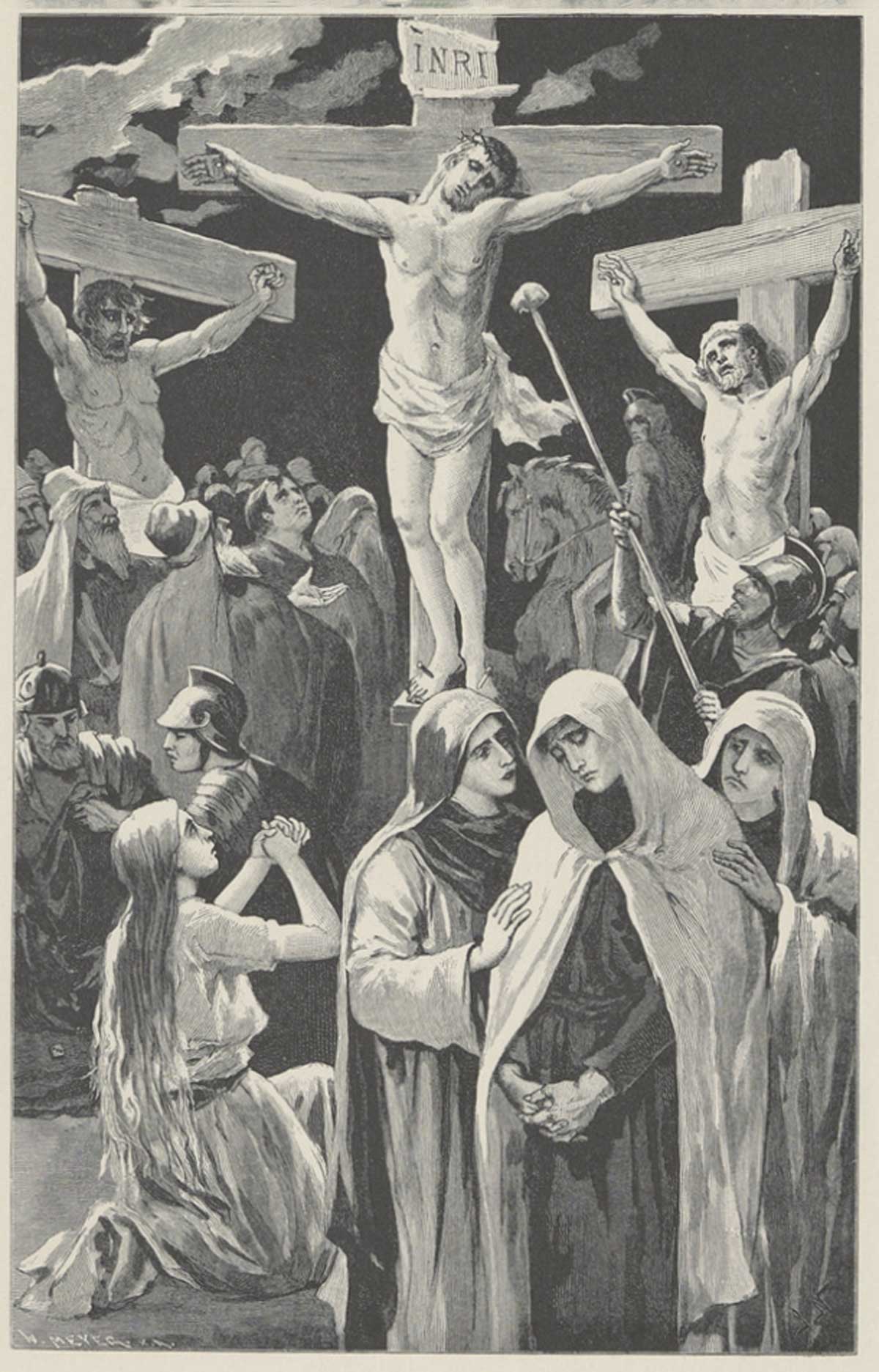 Illustration ur Kristna högtids- och helgedagar (1889)