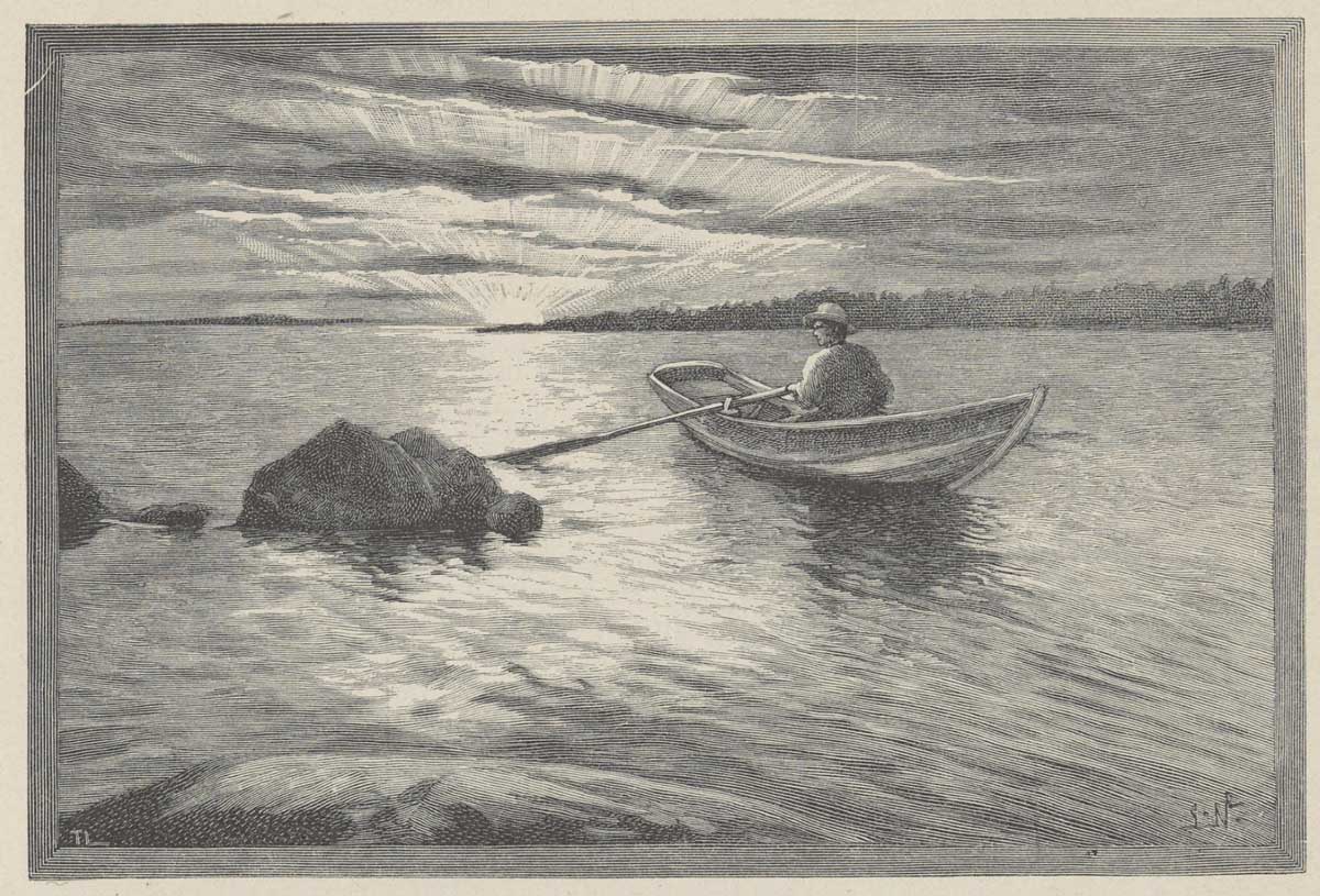 Skärgårdsbilder, illustration av Jenny Nyström