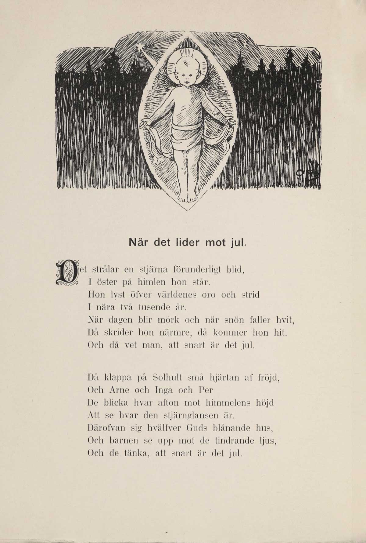 Jeanna Oterdahl: När det lider mot jul (1901)