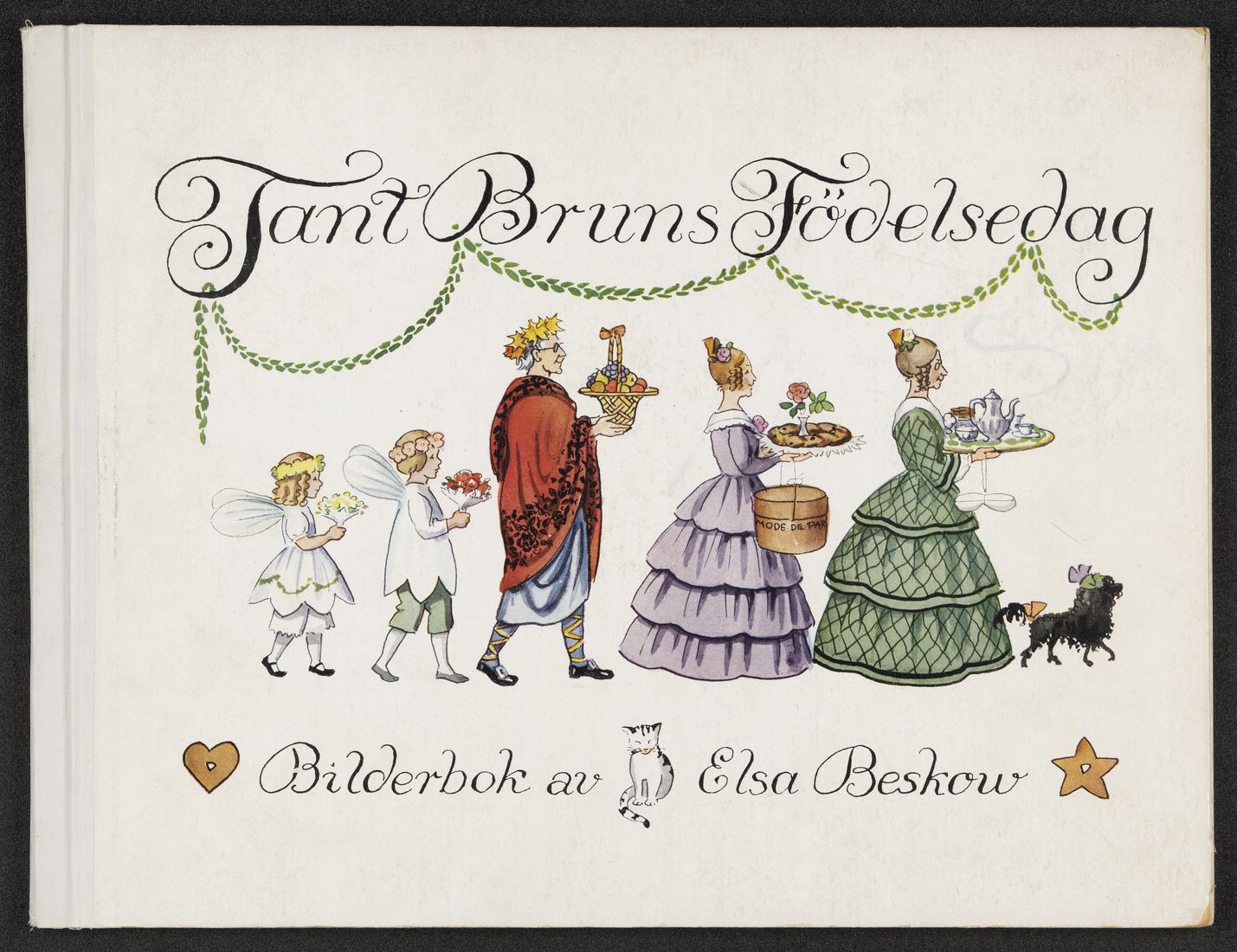 エルサベスコフ 絵本 Tant Bruns Födelesedag Elsa Beskow・エルサ